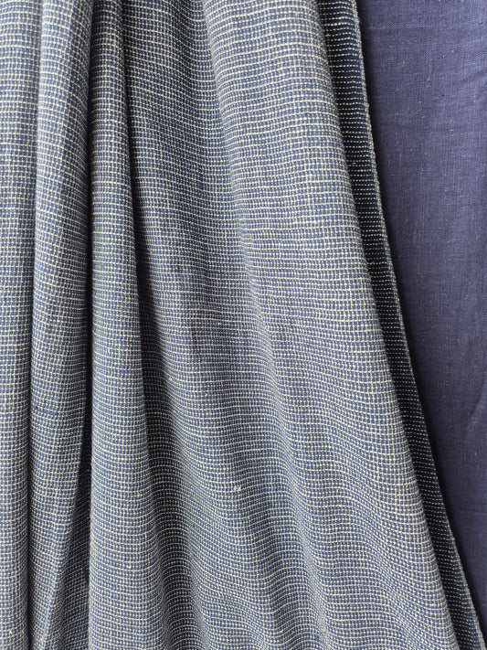 Indigo Kala Cotton Kutchi Weave Suit