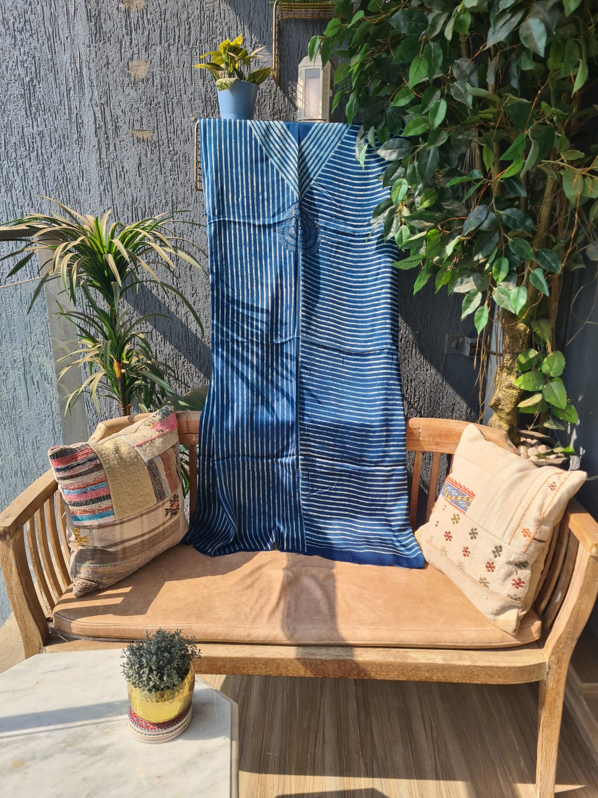 Ajrakh Modal silk Kaftan