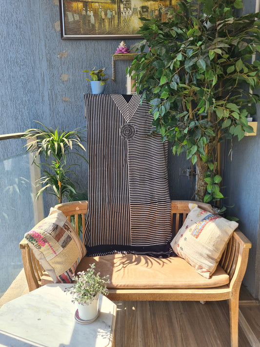 Ajrakh Modal silk Kaftan