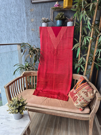 Ajrakh Modal silk Kaftan