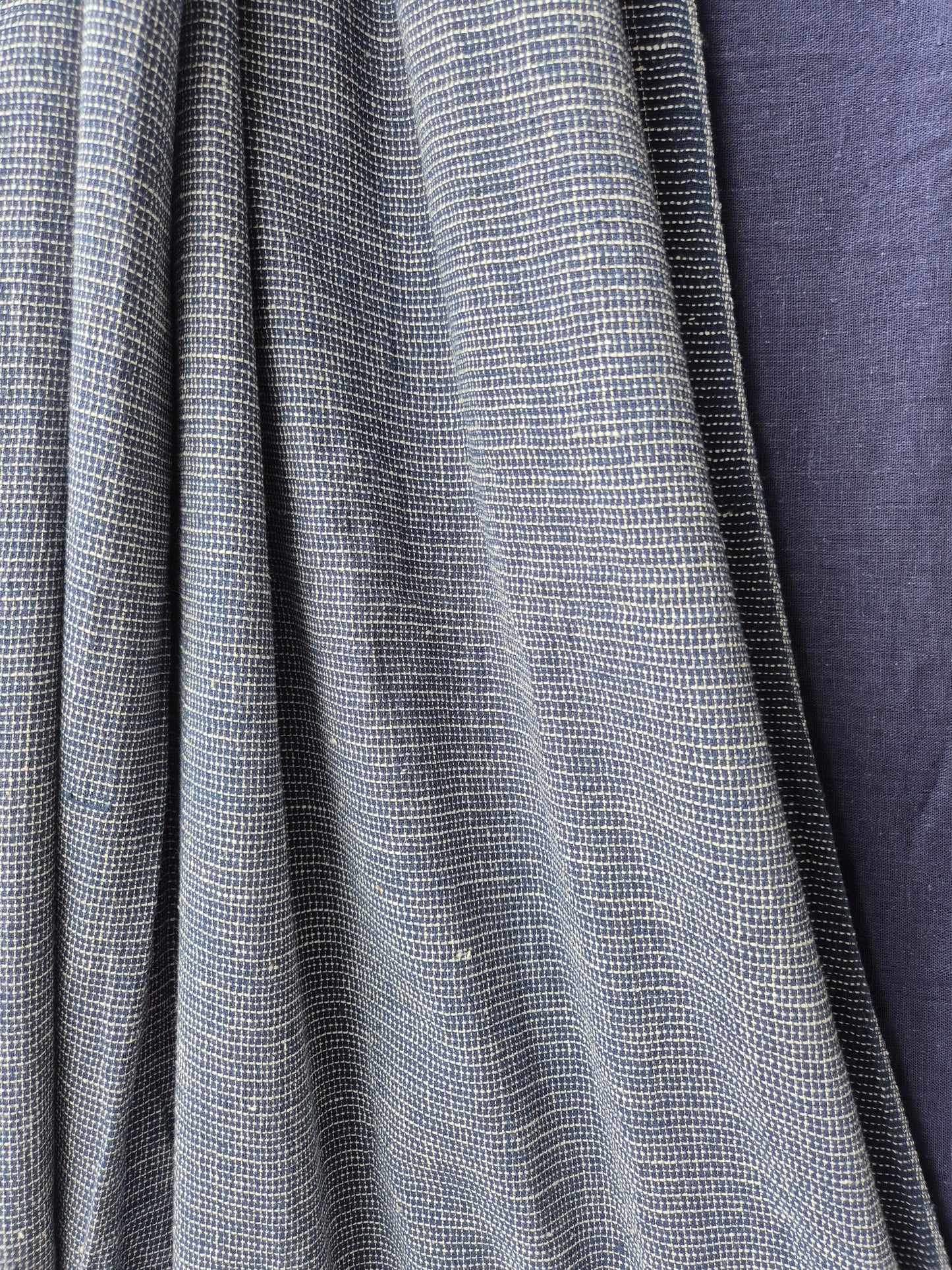 Indigo Kala Cotton Kutchi Weave Suit