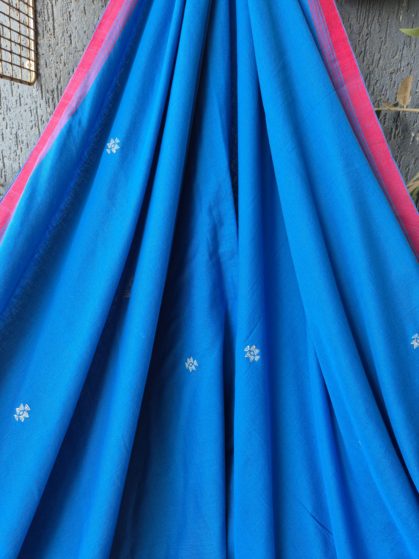 Indigo Kala Cotton Kutchi Weave Saree