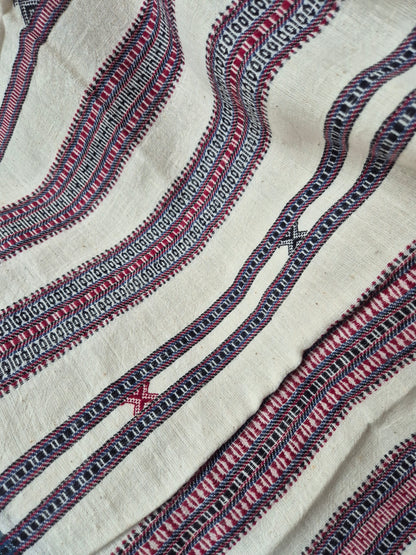 Ivory Kala Cotton Kutchi Weave Saree