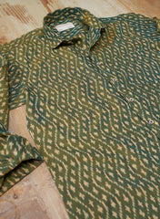 Mint Green Ikkat Men Shirt