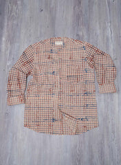 Beige Multi Checks Mizan Men Shirt