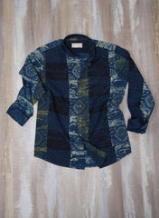 Indigo Blocks Mizan Men Shirt