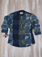 Indigo Blocks Mizan Men Shirt