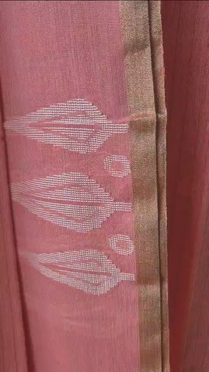 Peache Pink Jamdani Suit