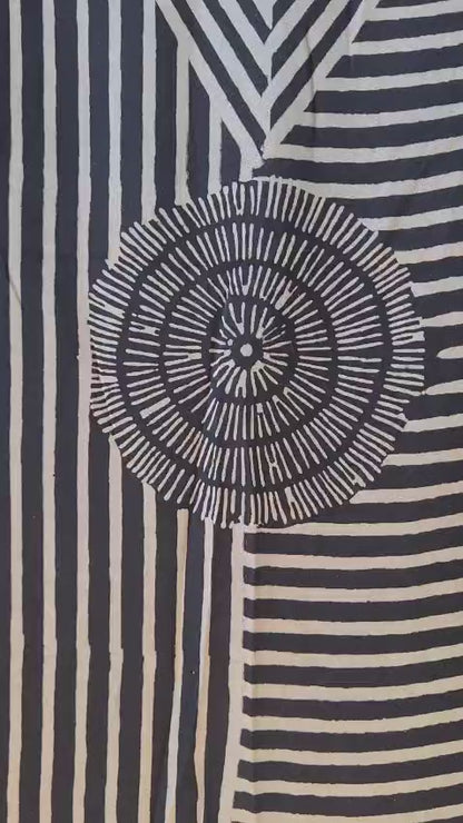 Ajrakh Modal silk Kaftan