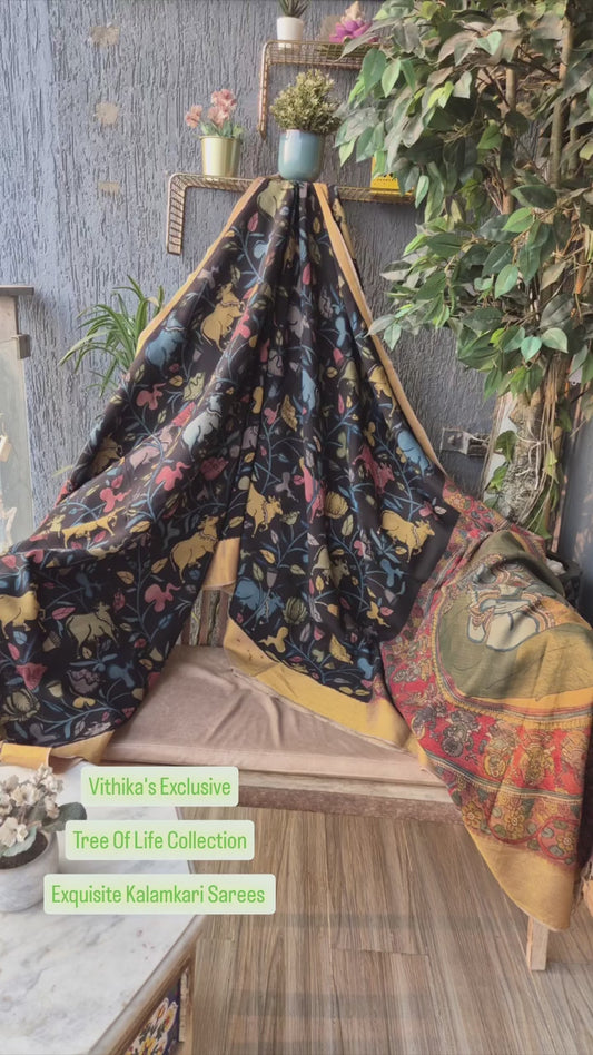 Vithika's Exclusive presents Exquisite Slub Cotton With Paithani weaving Jamdani Suits
