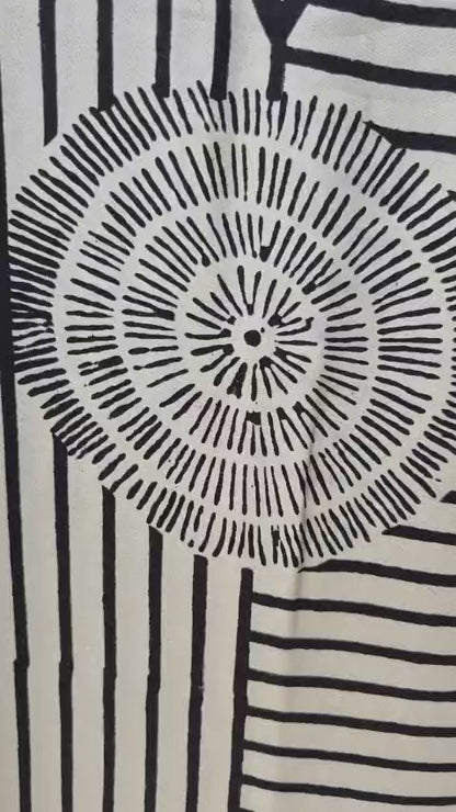 Ajrakh Modal silk Kaftan